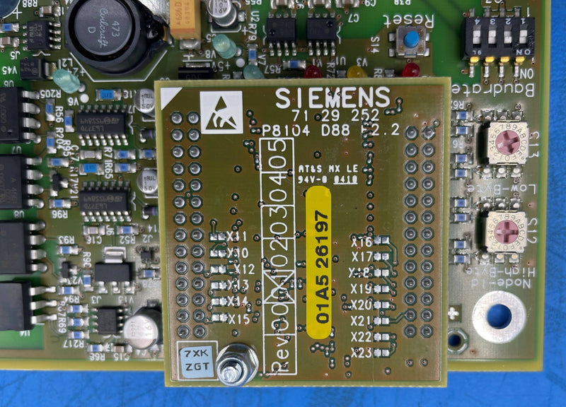 CIRCUIT BOARD W/D88 PCB (07129310/7129310 & /7129252) SIEMENS