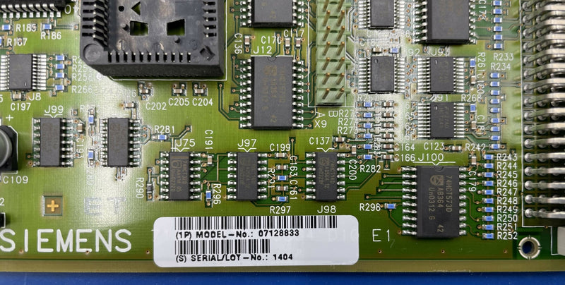 CPU D1 SIRESKOP SX/SD PCB (07128833/7128833) SIEMENS