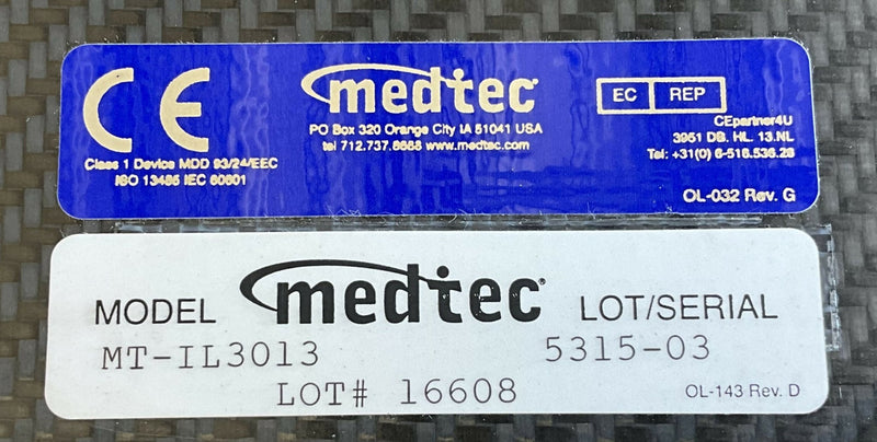 CT OVERLAY (245X53X4.1cm) (MT-IL3013) MEDTEC