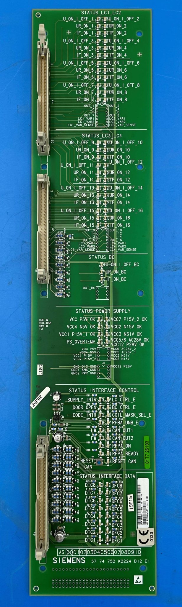 D12 Service Board (05774752/5774758) Siemens