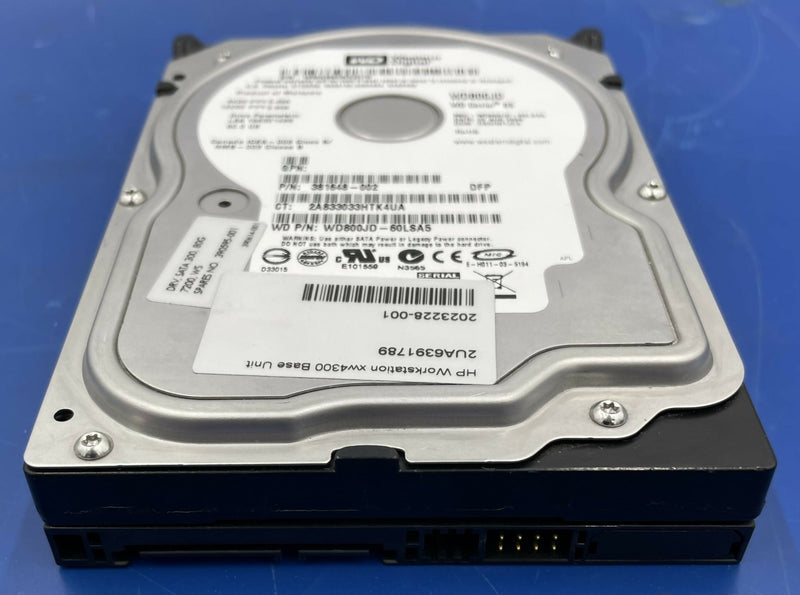 DRV, SATA 300, 80GB WD800JD HP Workstation xw4300 Base Unit (390595-001/2023228-001) GE