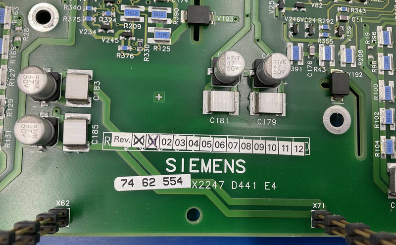 E-BOX CONTROL BOARD D441 (7462554/07462554) SIEMENS