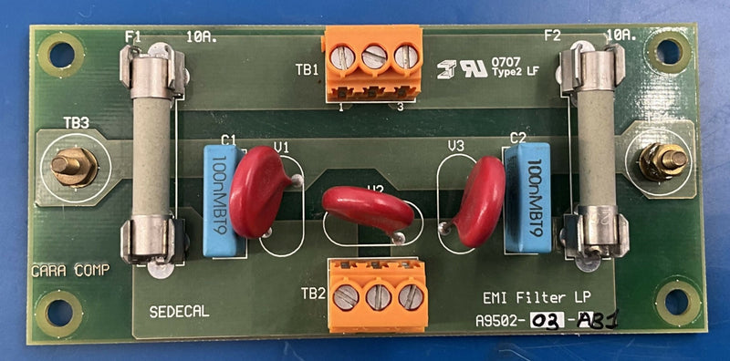 EMI FILTER LP BOARD (A9502-03-AB1) GE