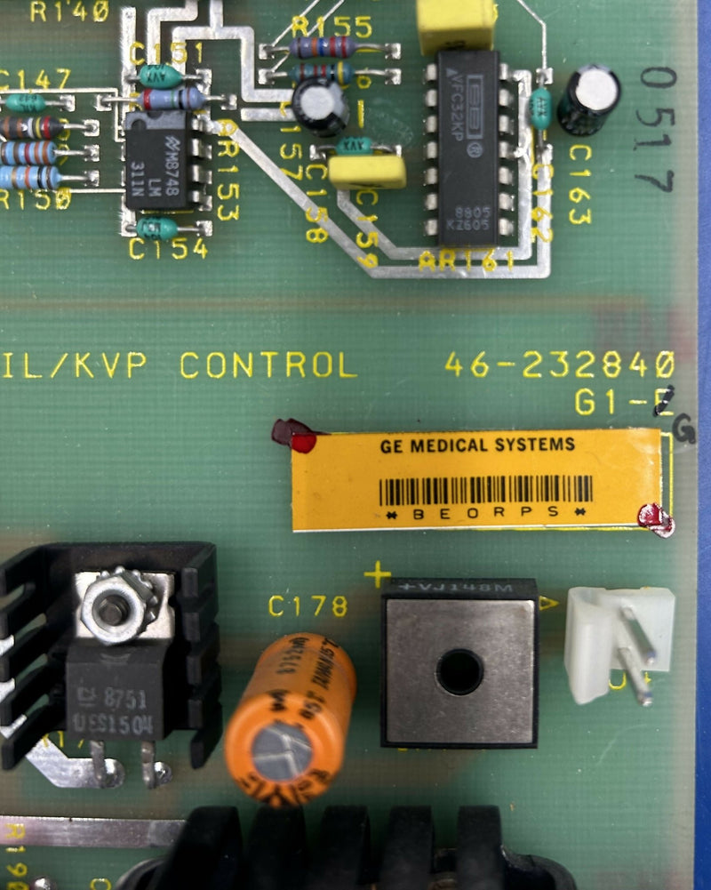 FIL/KVP Control (46-232840 G1-G) GE AMX 4