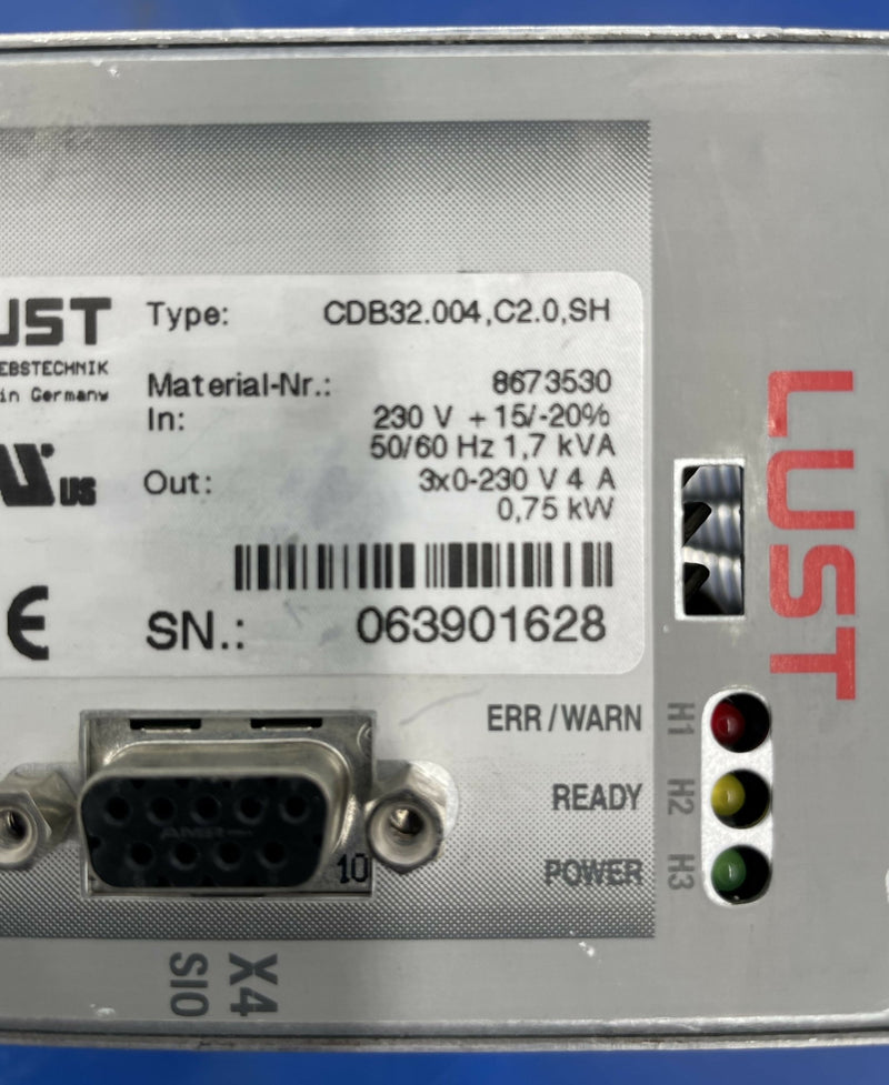 FREQUENCY INVERTER CDB32.004 1.7K VA (8673530/08673530) SIEMENS/LUST