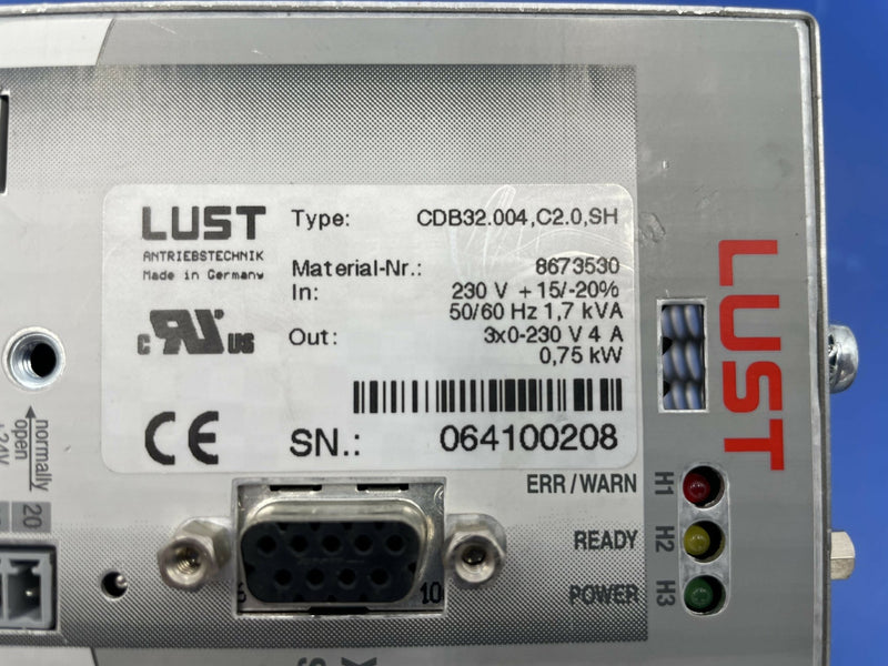 FREQUENCY INVERTER CDB32.004 1.7K VA (8673530/08673530) SIEMENS/LUST