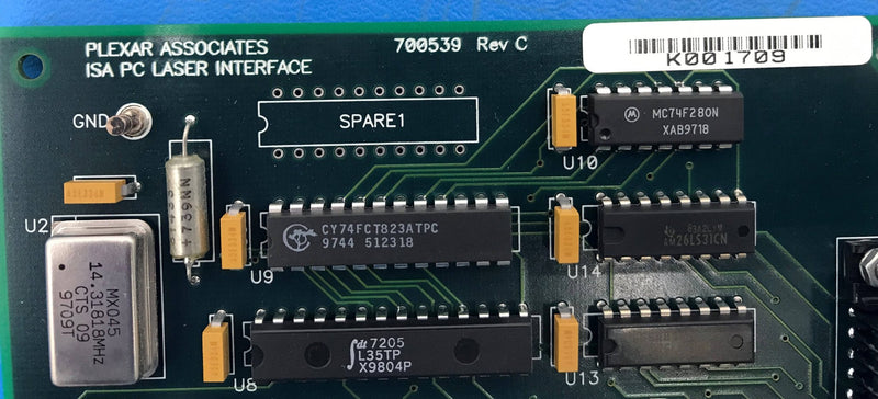 ISA PC Laser Interface Board (106089/700539 Rev C) OEC/Plexar