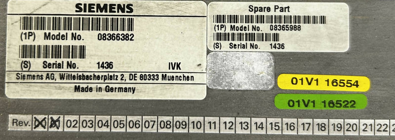 MATRIX XGR-BOX (08365988/08366382) SIEMENS