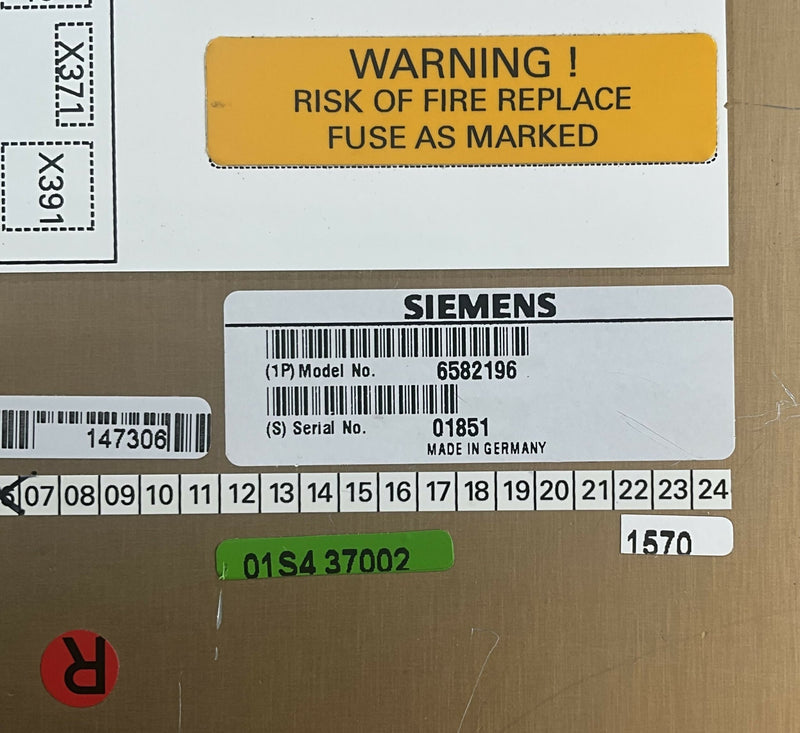 MCM4 TABLE (06582196/6582196) SIEMENS