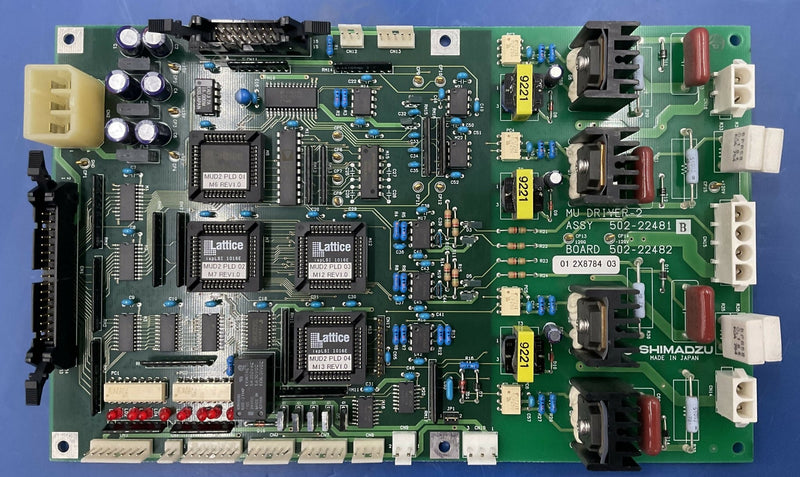 MU DRIVER-2 BOARD (502-22481-B/502-22482) SHIMADZU