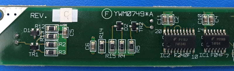 MUDAT LPBM Board (PX74-96256-1/YWM0749*A Rev C)Toshiba CT