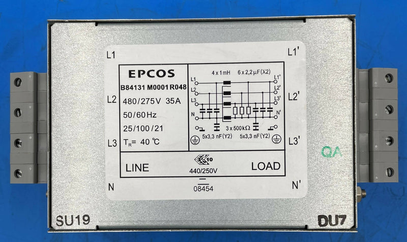 NOISE FILTER EPCOS (08685567/B84131 M0001 R048) SIEMENS