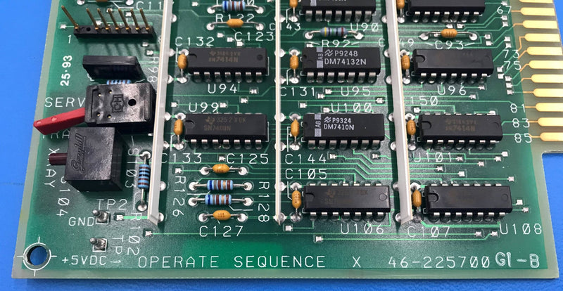 Operate Sequence X Board (46-225700 G1-B) GE Advantx