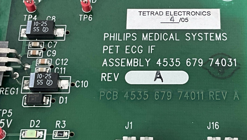 PET ECG IF ASM (453567974031 REV A) PHILIPS