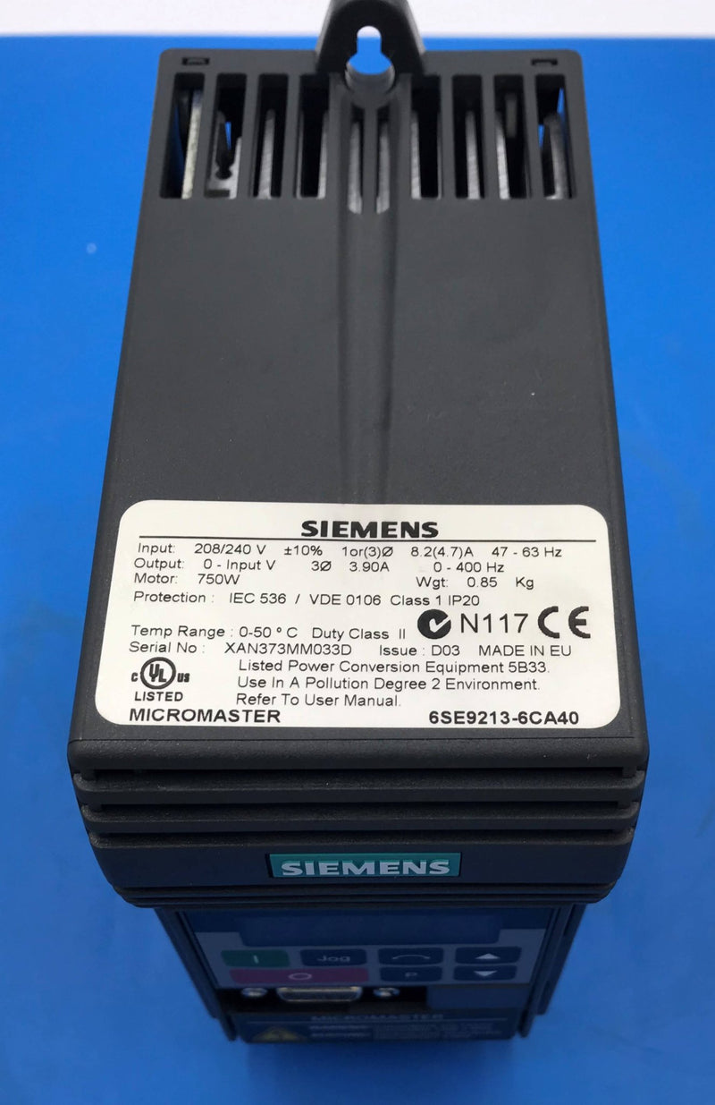 POWER CONVERTER/FREQ NVERTER (6SE9213 CA40) Siemens