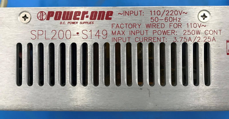 Power One Power Supply ( SPL200-S149 ) GE/Advantx