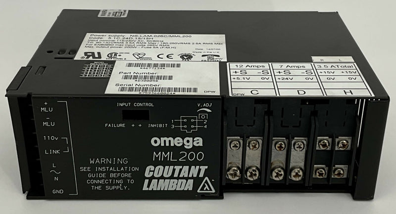 POWER SUPPLY (4677134/NS-LAM-026C/MML200/D30005) SIEMENS/OMEGA