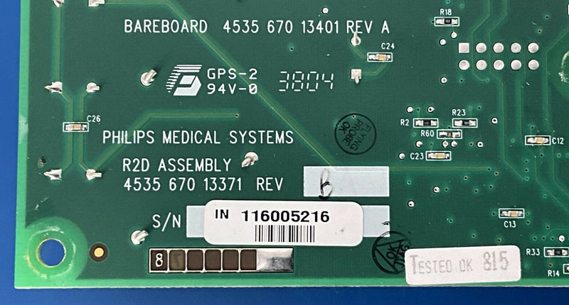 R2D BOARD ASM (453567013371 REV B) PHILIPS CT