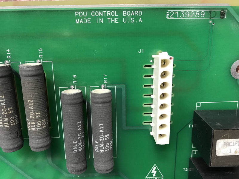 Relay Control Board (2139290/2139289 PDU) GE CT Light Speed