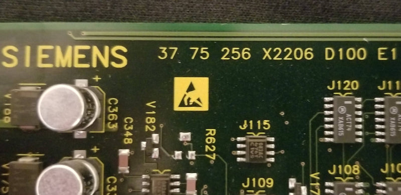 Siemens D100 E1 Master Board (PN 37 75 256 X2206)