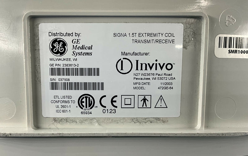 SIGNA 1.5T EXTREMITY COIL TRANS/RECVR QUADKNEE (2383613-2/14661) GE