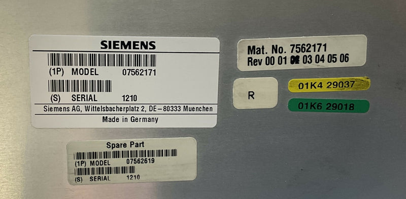 SPARE PART POWER BOX P10F (07562619/7562619/07562171) SIEMENS