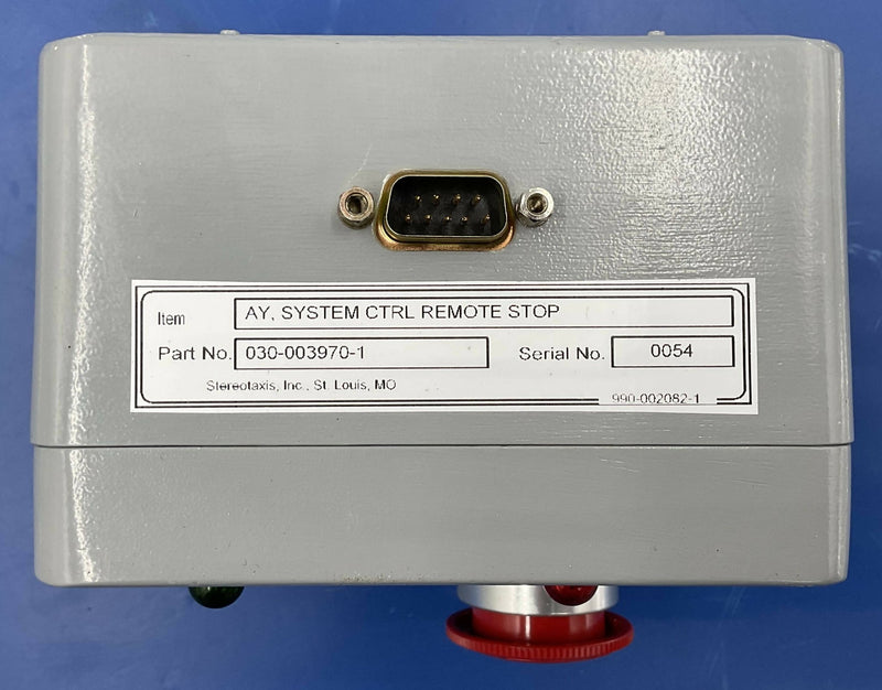 SYSTEM CTRL REMOTE STOP (030-003970-1) SIEMENS