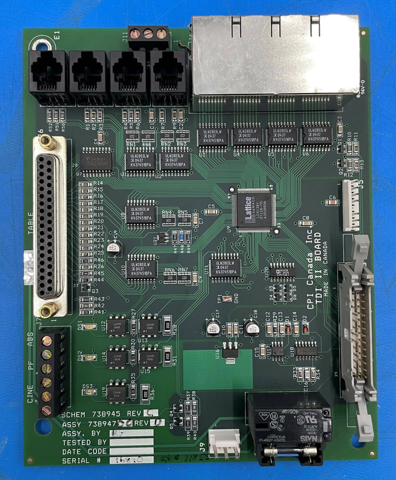 TDI II BOARD (738947-00 Rev D) CPI