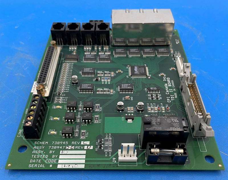 TDI II BOARD (738947-00 Rev D) CPI