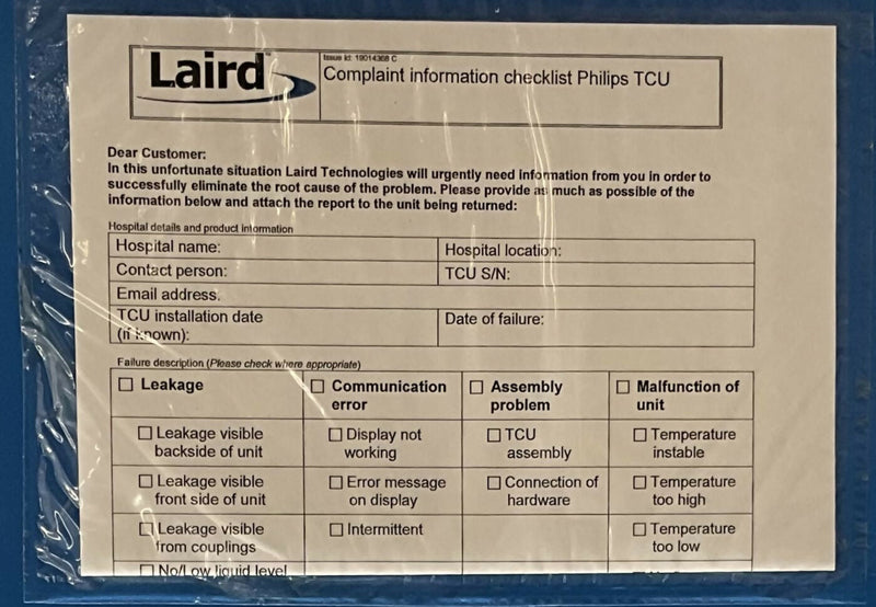 TPU-FD CHILLER (989600215994) PHILIPS/LAIRD