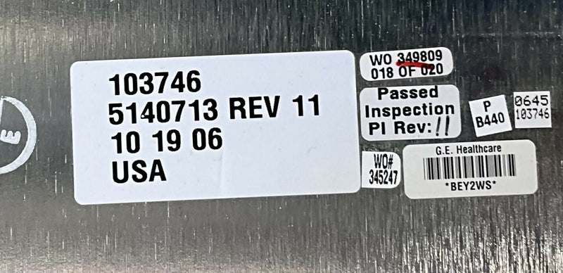 TUBE SUSPENSION LOGIC ASM (5140713) GE