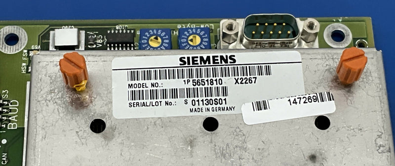 USER Location Interface Board (05651810/5651810/5648014) SIEMENS