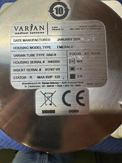 Varian X-Ray Tube (Pre-owned)