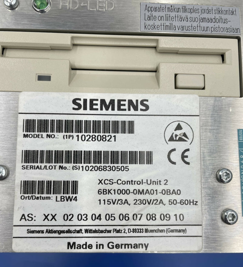 XCS CONTROL UNIT 2 (10280821) SIEMENS