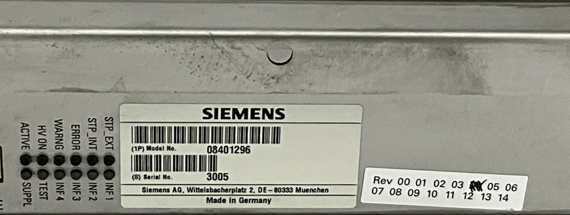 XDC COMPONENT (08401296/8401296/08368958) SIEMENS